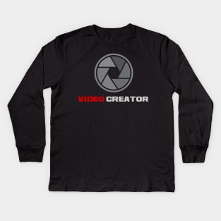 Video Creator Kids Long Sleeve T-Shirt